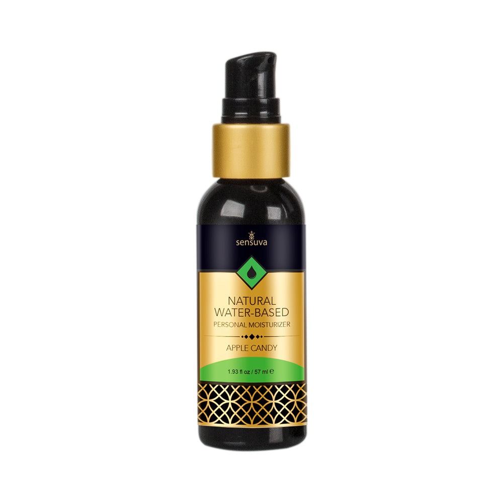 Sensuva Natural Water-Based Personal Moisturizer - Apple Candy 2 fl. oz. Bottle